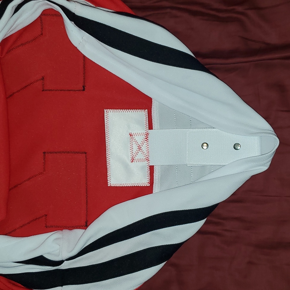 Chicago Blackhawks Kirby Dach Home Red Adidas Authentic Jersey Size 50 - Picture 7 of 8